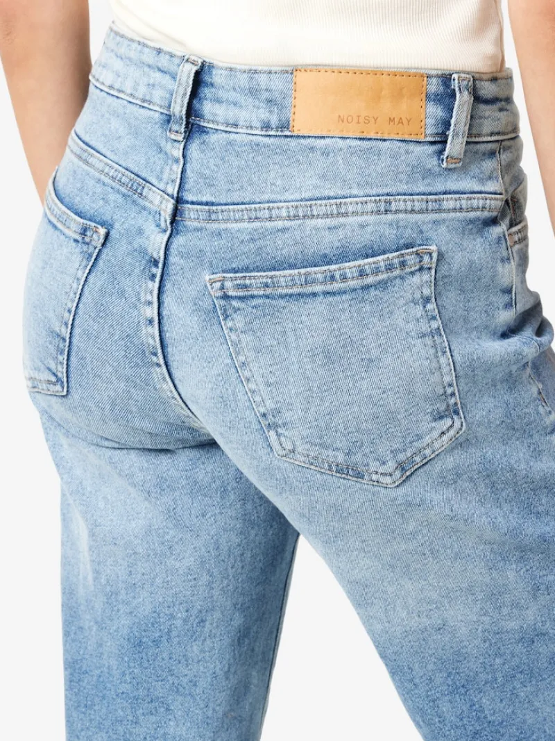 Noisy May Jeans*NMYOLANDA NW WIDE JEANS AZ236LB FWD NOOS Light Blue Denim