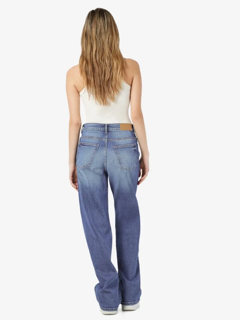 Noisy May Jeans*NMYOLANDA NW WIDE JEANS AZ308MB FWD NOOS Medium Blue Denim