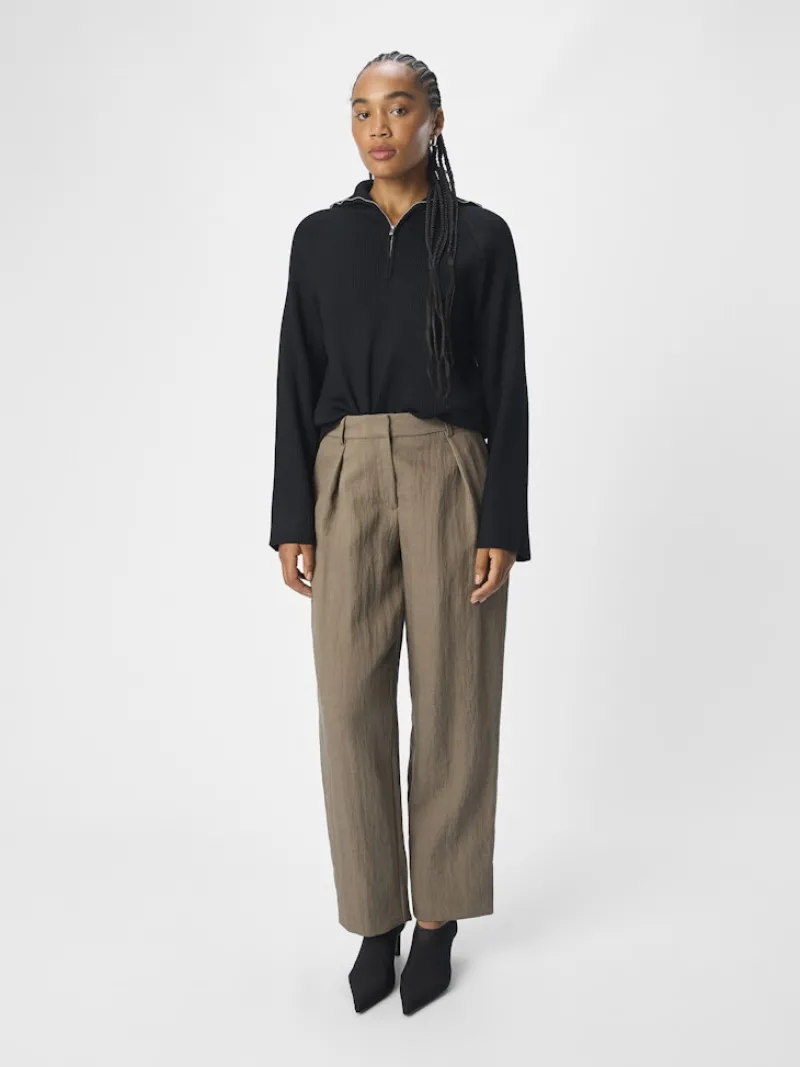 Object Hosen*OBEVER MW TAPERED PANTS 136 Morel