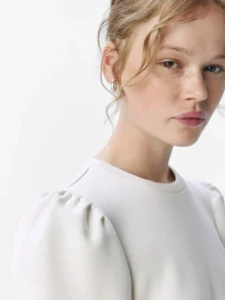 Object Pullover & Sweatshirts*OBJANDREA RE L/S O-NECK TOP NOOS white sand