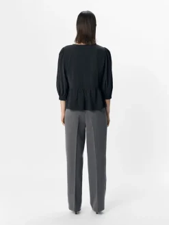 Object Blusen*OBJANNI 3/4 LO TOP 136 Black