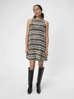 Object Kleider*OBJARTHINE S/L SHORT DRESS 132 Black