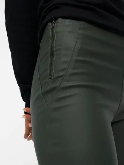 Object Hosen*OBJBELLE MW COATED LEGGINGS NOOS duffel bag