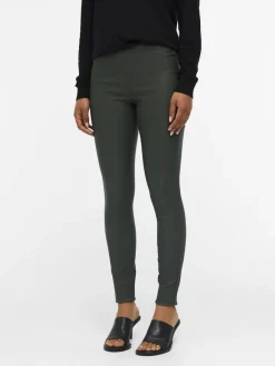 Object Hosen*OBJBELLE MW COATED LEGGINGS NOOS duffel bag