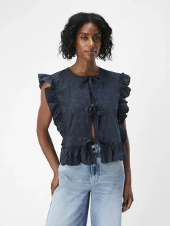 Object Blusen*OBJCILIE S/L TOP REP Sky Captain