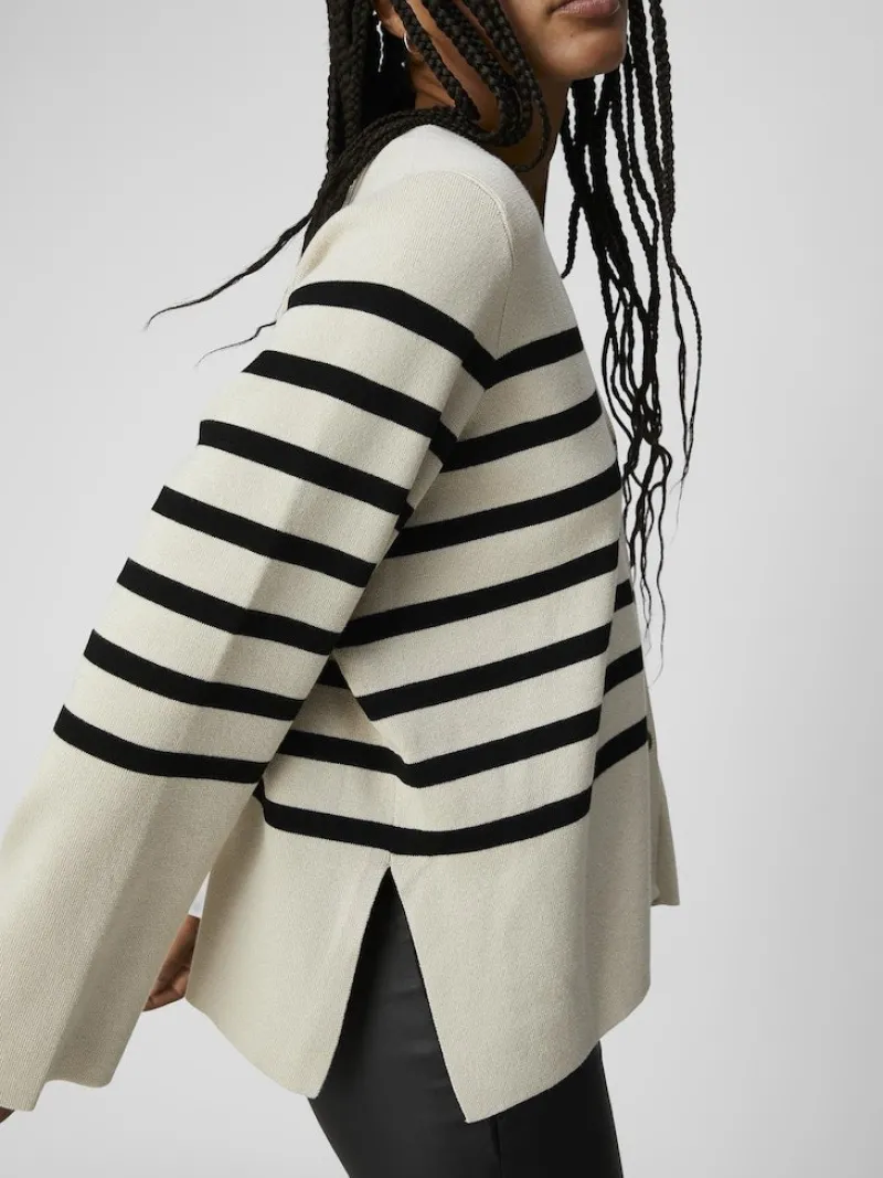 Object Pullover & Sweatshirts*OBJESTER L/S CARDIGAN NOOS sandshell