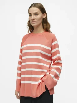 Object Pullover & Sweatshirts*OBJESTER LS KNIT TOP NOOS georgia peach