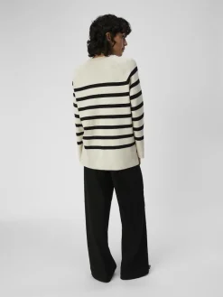 Object Pullover & Sweatshirts*OBJESTER LS KNIT TOP NOOS sandshell