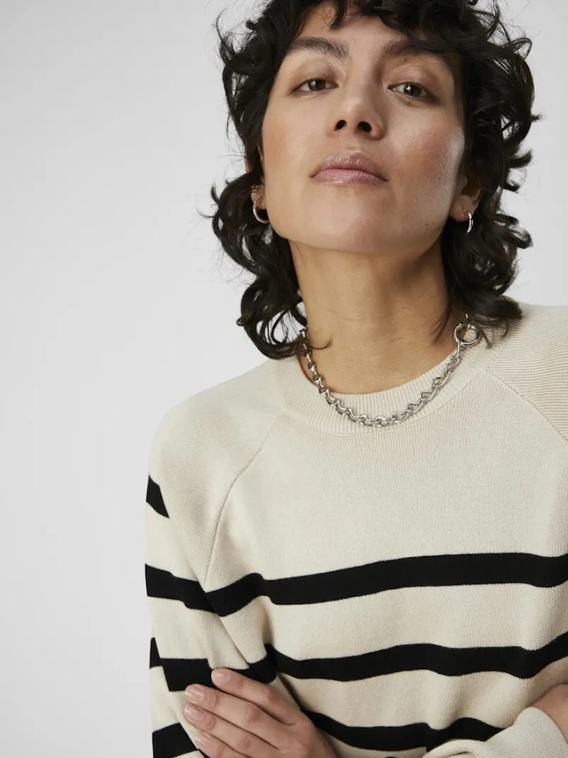 Object Pullover & Sweatshirts*OBJESTER LS KNIT TOP NOOS sandshell