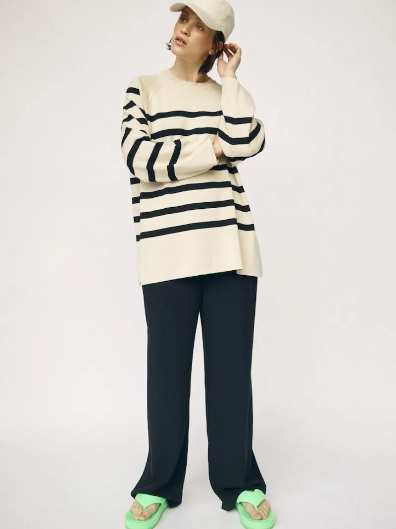 Object Pullover & Sweatshirts*OBJESTER LS KNIT TOP NOOS sandshell