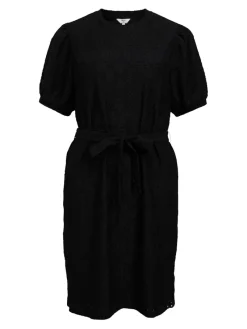 Object Kleider*OBJFEODORA S/S SHORT DRESS NOOS Black