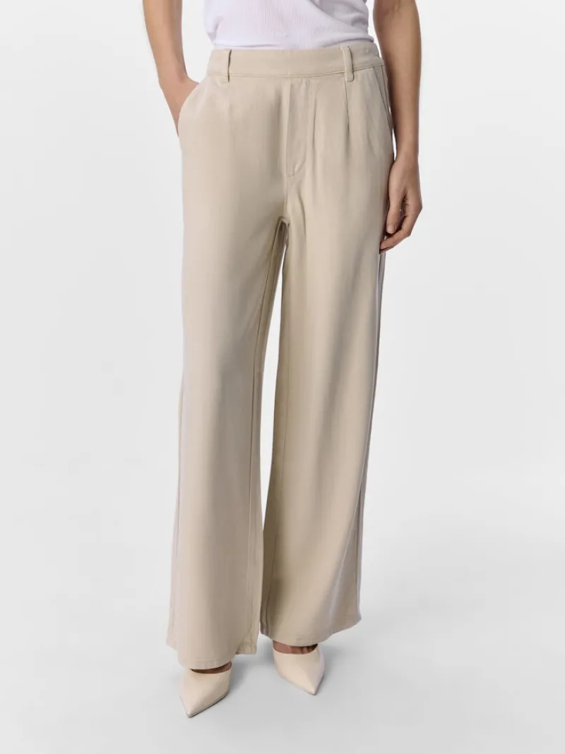 Object Hosen*OBJFRAME LISA WIDE MW PANT NOOS sandshell