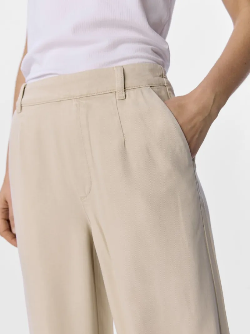 Object Hosen*OBJFRAME LISA WIDE MW PANT NOOS sandshell