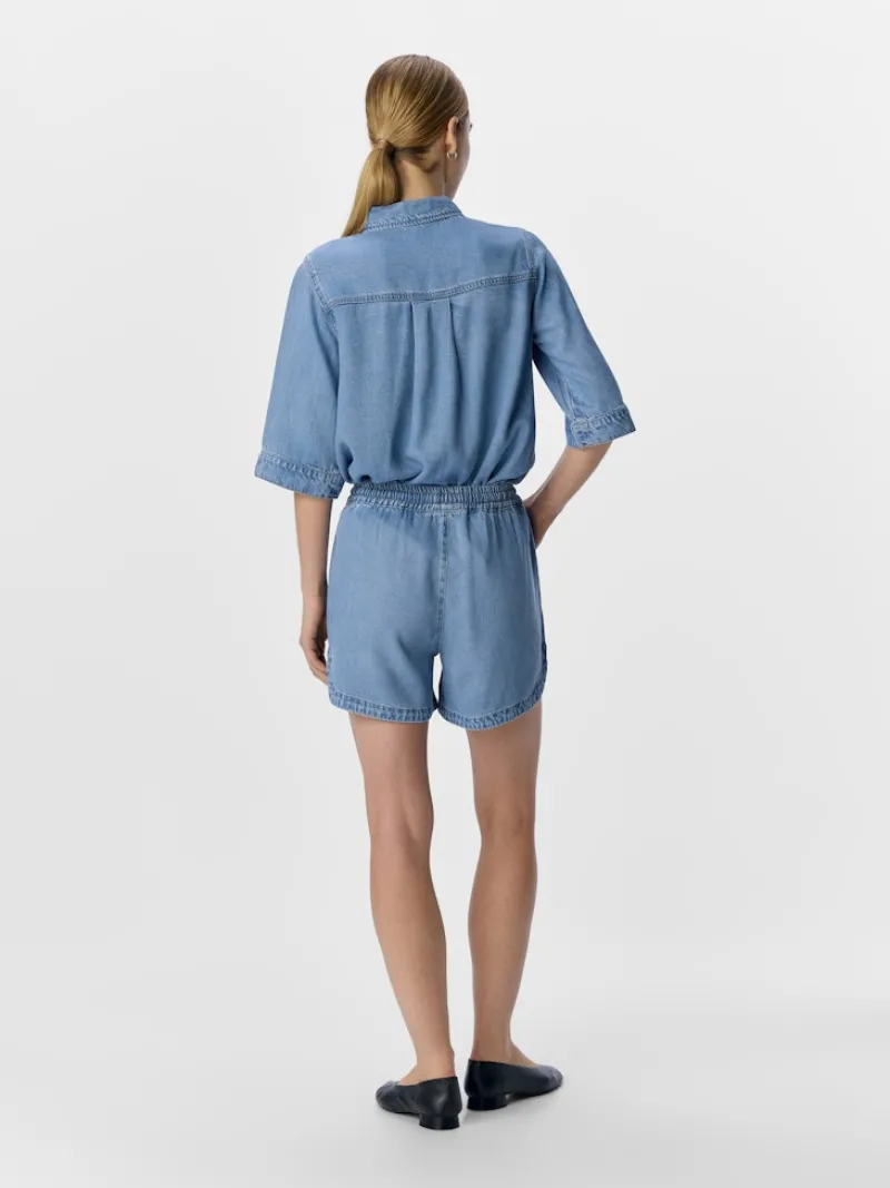 Object Shorts*OBJFRAME RE MW SHORTS NOOS Light Blue Denim