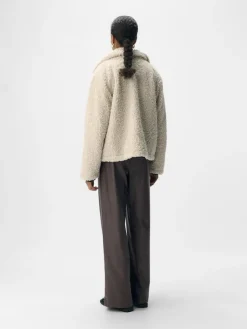 Object Jacken*OBJFREYA RE L/S JACKET NOOS white sand