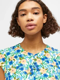 Object Kleider*OBJHIROMI S/S SHORT DRESS 126 Cloud Dancer