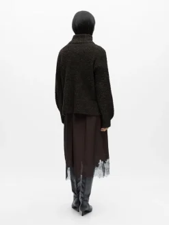 Object Pullover & Sweatshirts*OBJKIMIA L/S LO KNIT PULLOVER 141 seal brown