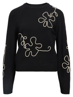 Object Pullover & Sweatshirts*OBJLANEY RUBIN LS PULLOVER NOOS Black