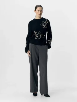 Object Pullover & Sweatshirts*OBJLANEY RUBIN LS PULLOVER NOOS Black