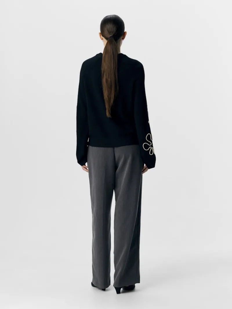 Object Pullover & Sweatshirts*OBJLANEY RUBIN LS PULLOVER NOOS Black