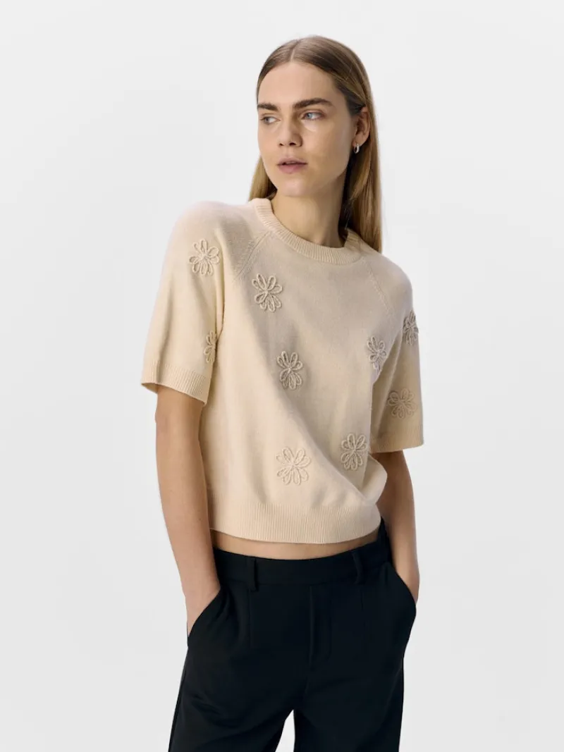 Object Pullover & Sweatshirts*OBJLANEY RUBIN SS PULLOVER NOOS sandshell