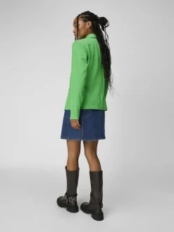 Object Jacken*OBJLISA L/S BUTTON BLAZER NOOS vibrant green
