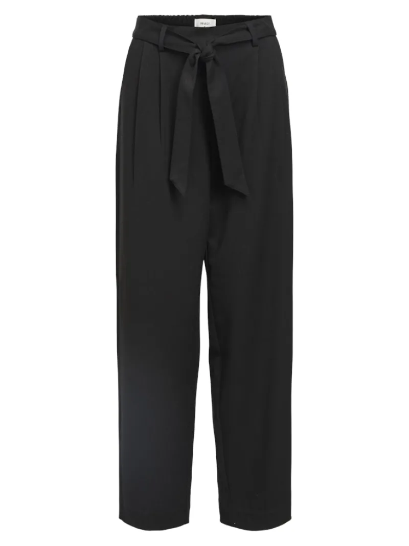 Object Hosen*OBJLISA MW STRAIGHT TIE PANT DIV Black