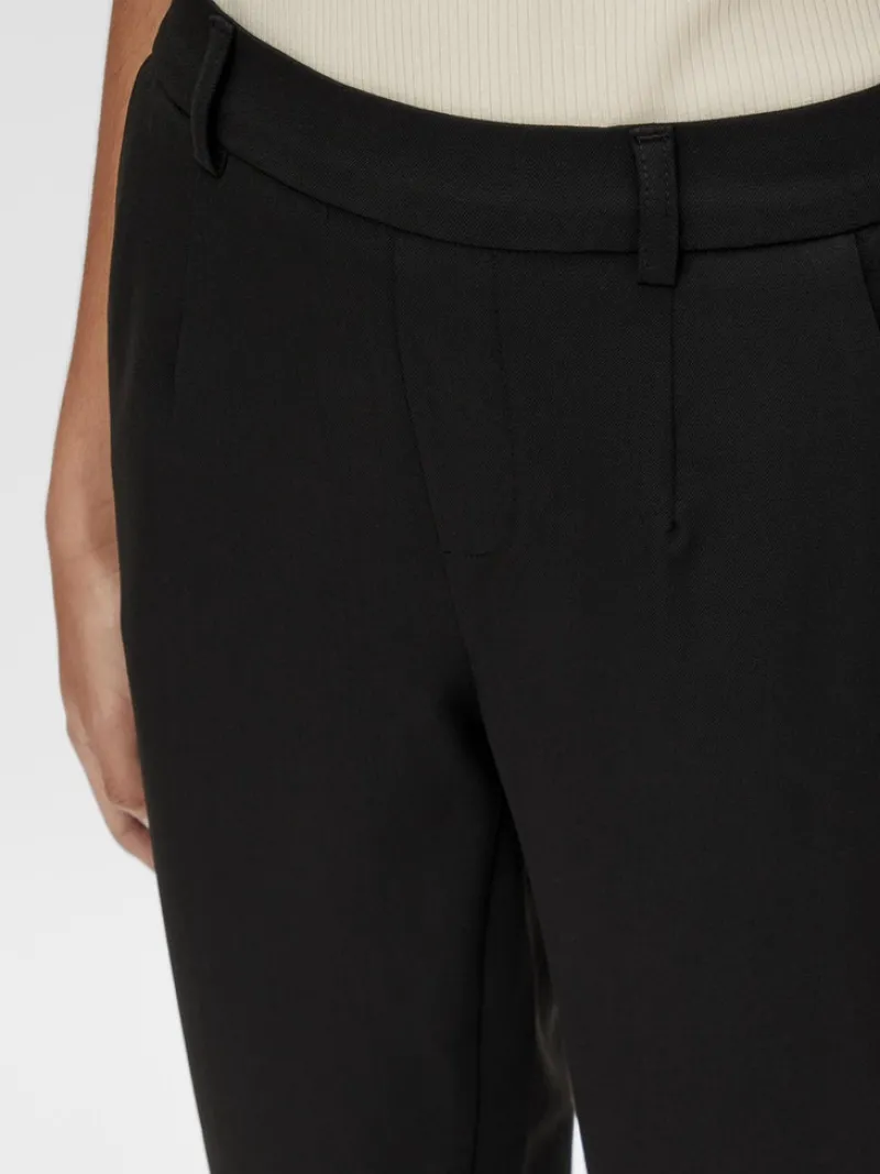 Object Hosen*OBJLISA SLIM PANT NOOS Black