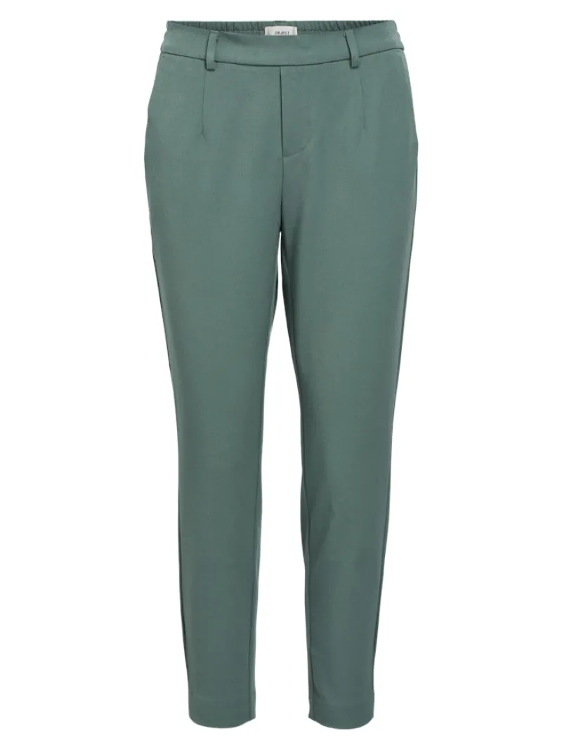 Object Hosen*OBJLISA SLIM PANT NOOS dark forest