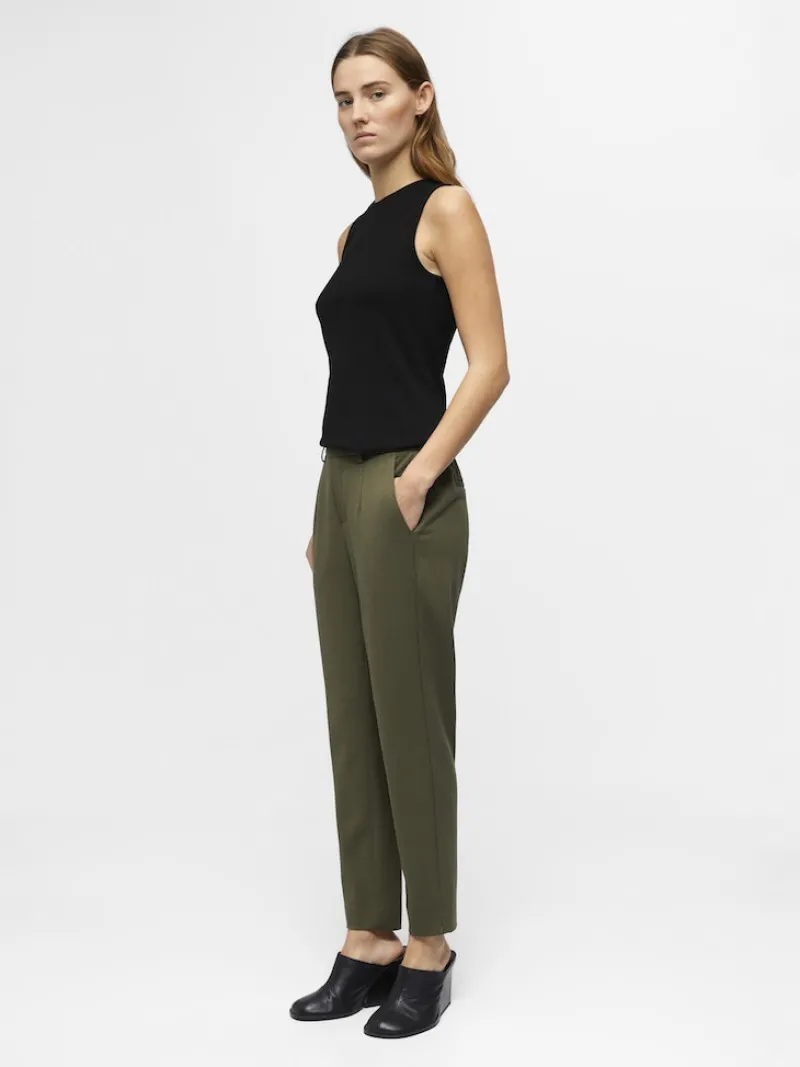 Object Hosen*OBJLISA SLIM PANT NOOS Ivy Green