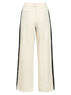 Object Hosen*OBJLISA WIDE PANT AOP NOOS sandshell