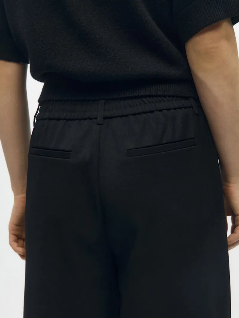 Object Hosen*OBJLISA WIDE PANT NOOS Black