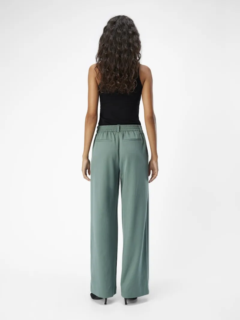 Object Hosen*OBJLISA WIDE PANT NOOS dark forest