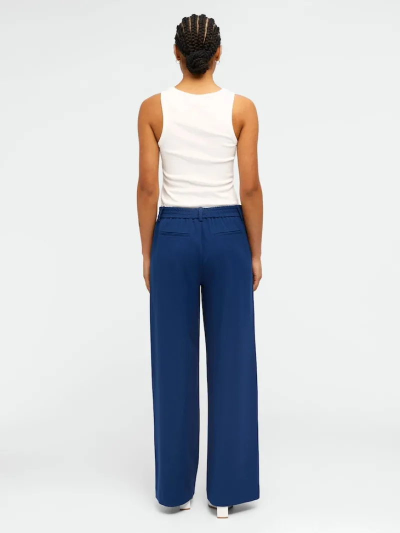 Object Hosen*OBJLISA WIDE PANT NOOS dunkelblau1