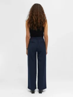 Object Hosen*OBJLISA WIDE PANT NOOS dunkelblau2