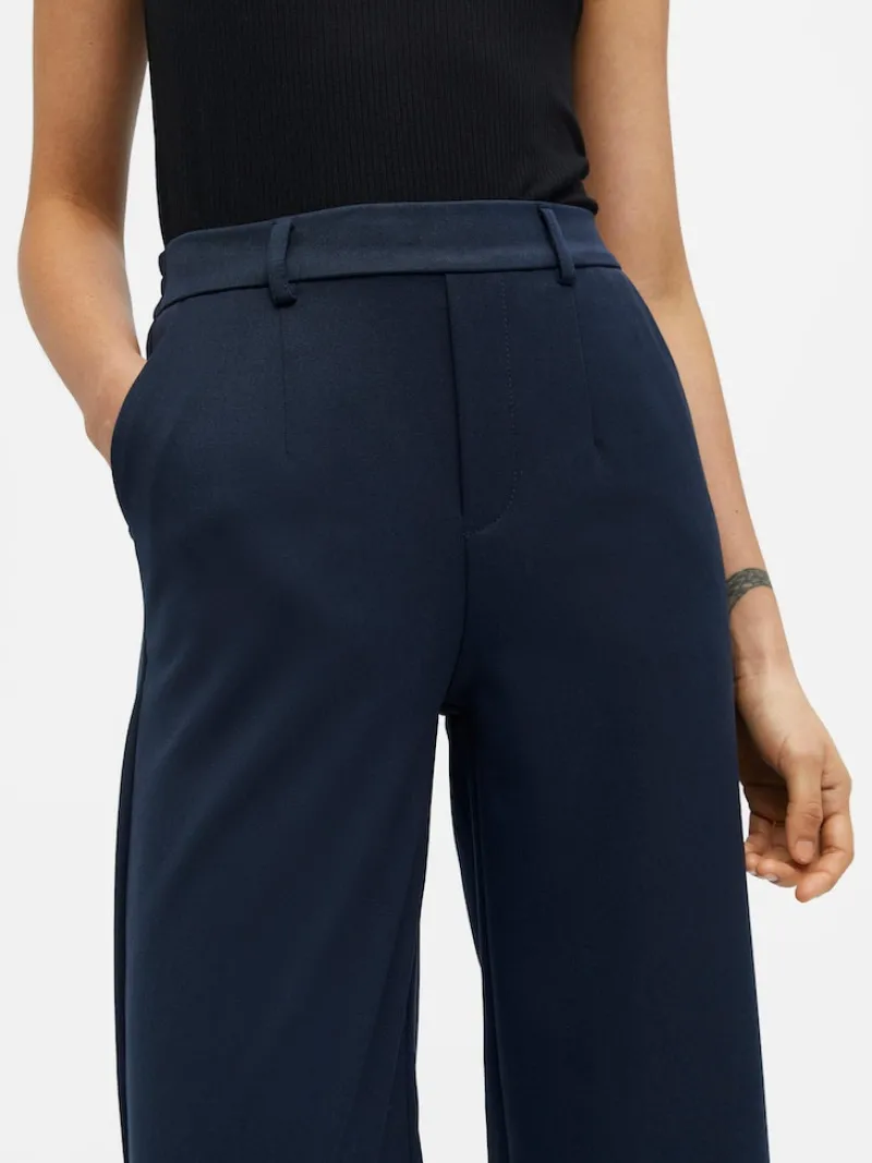 Object Hosen*OBJLISA WIDE PANT NOOS dunkelblau2