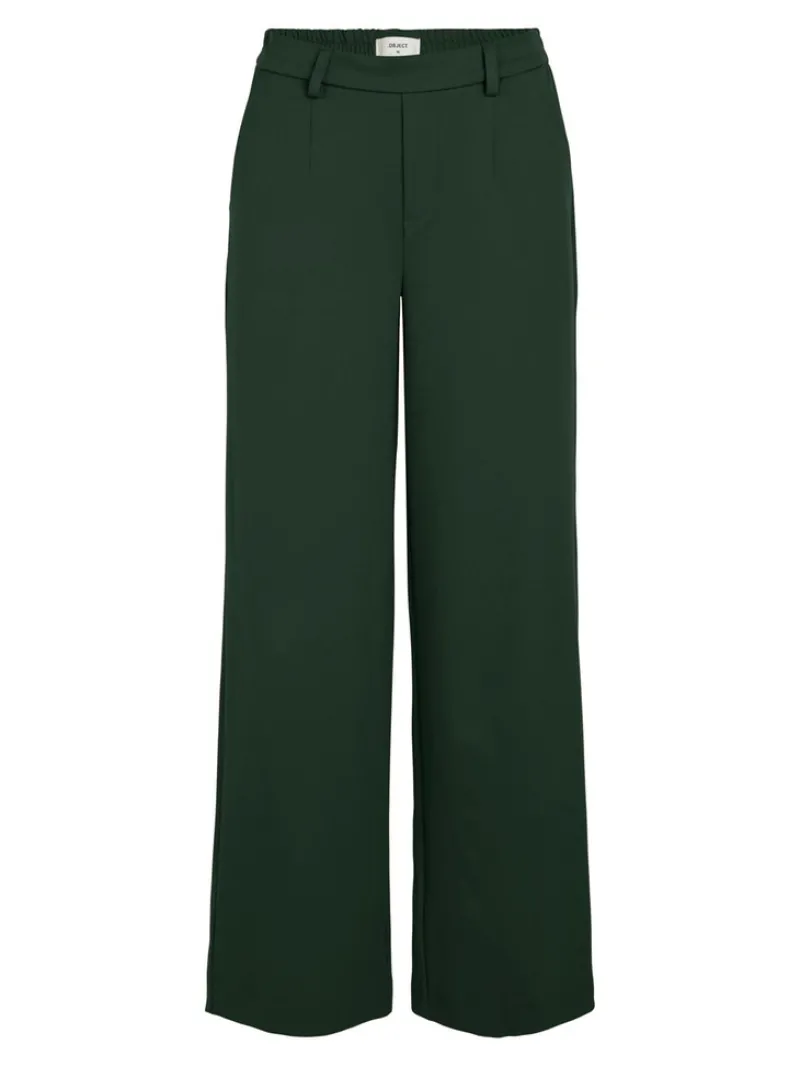 Object Hosen*OBJLISA WIDE PANT NOOS dunkelgrün2