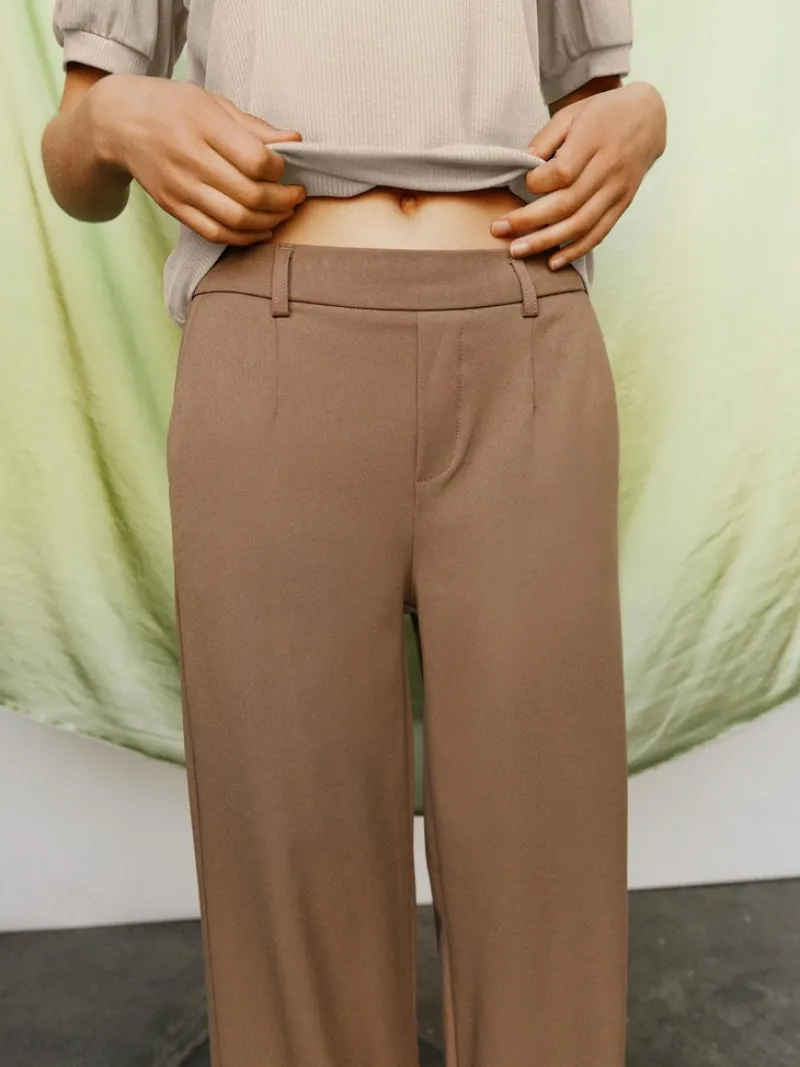 Object Hosen*OBJLISA WIDE PANT NOOS Fossil