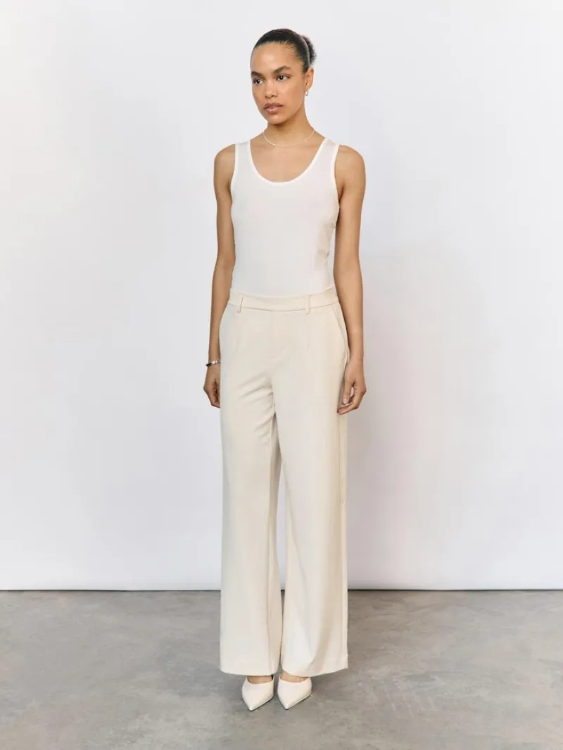 Object Hosen*OBJLISA WIDE PANT NOOS hellgrau2