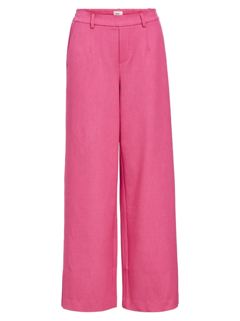 Object Hosen*OBJLISA WIDE PANT NOOS Raspberry Sorbet