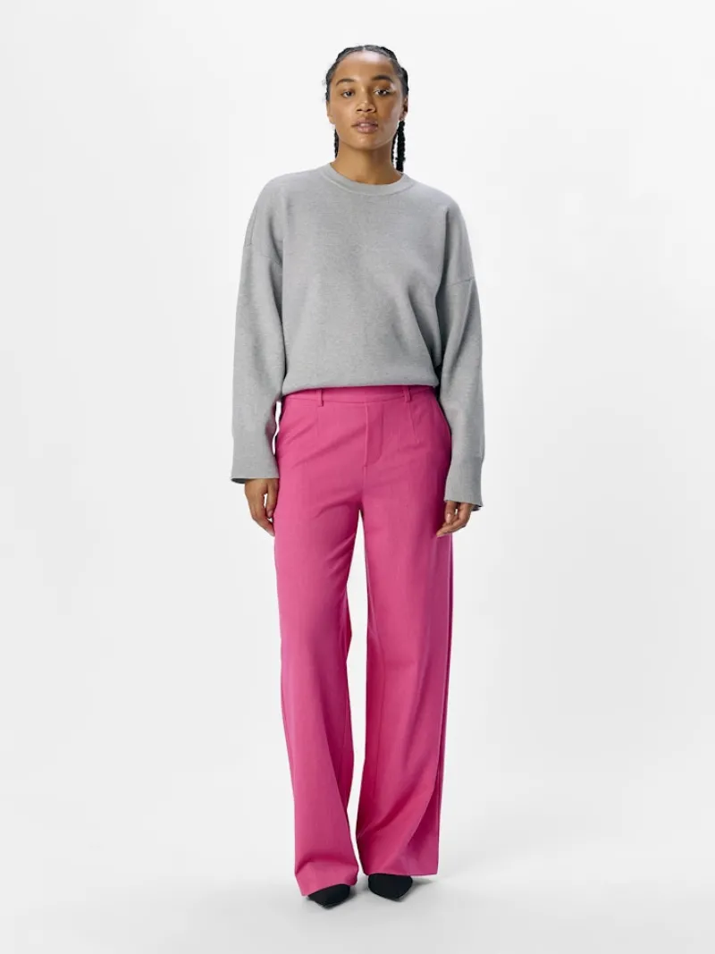 Object Hosen*OBJLISA WIDE PANT NOOS Raspberry Sorbet