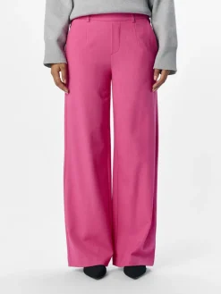 Object Hosen*OBJLISA WIDE PANT NOOS Raspberry Sorbet