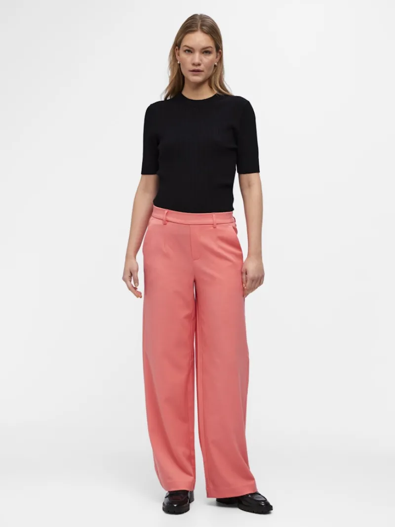 Object Hosen*OBJLISA WIDE PANT NOOS rosa1