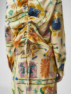 Object Blusen*OBJMARTHA L/S SHIRT 132 sandshell