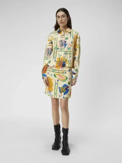 Object Blusen*OBJMARTHA L/S SHIRT 132 sandshell