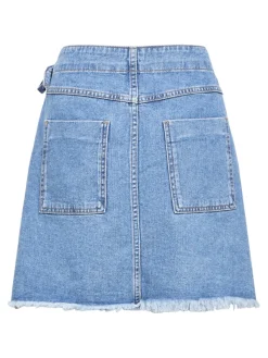 Object Röcke*OBJMELIA MW SHORT SKIRT 138 Light Blue Denim