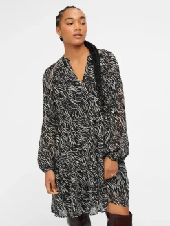 Object Kleider*OBJMILA GIA L/S DRESS NOOS schwarz2