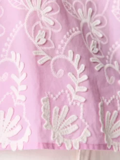 Object Blusen*OBJMYA 2/4 RE TOP NOOS pink frosting