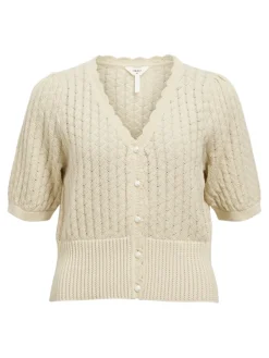 Object Pullover & Sweatshirts*OBJNOEMI KNIT 2/4 RE CARDIGAN 138 sandshell