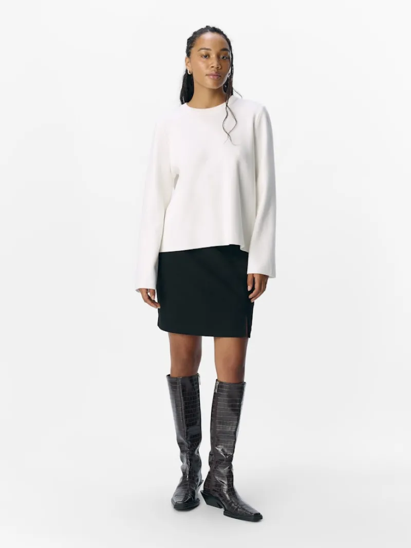 Object Pullover & Sweatshirts*OBJREYNARD O-NECK PULLOVER NOOS Cloud Dancer